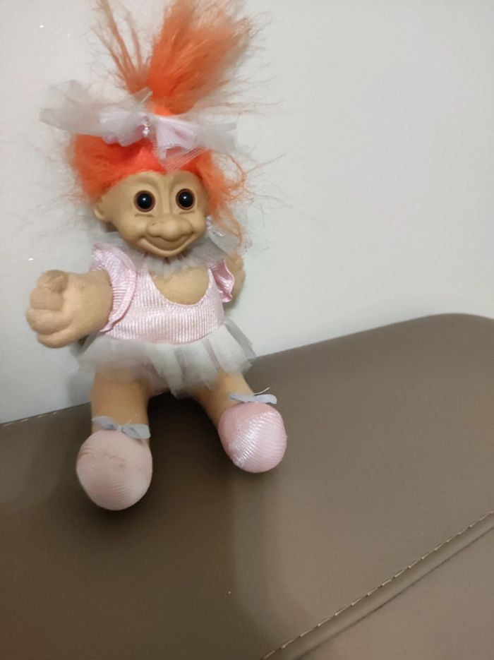 poupée chiffon troll danseuse tutu - photo numéro 3