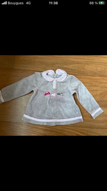 Pull velours Tape à l’œil 6 mois