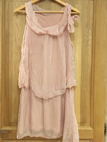Robe d’été sans manche femme DDP rose