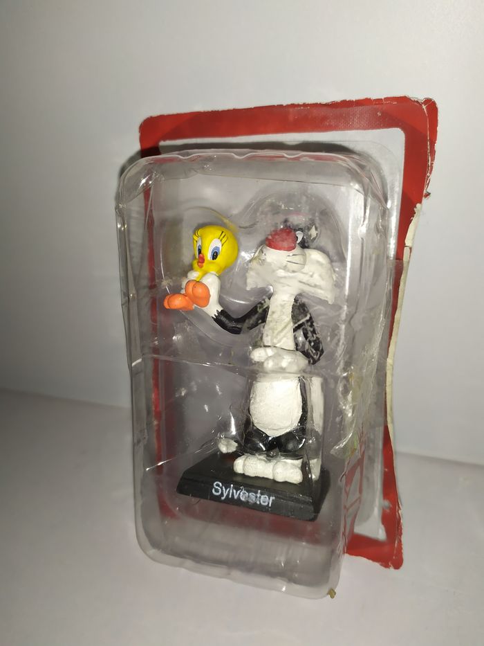 Figurine métal/plomb Titi & Grosminet Sylvester Warner Bros. 8,5cm Neuf - photo numéro 2