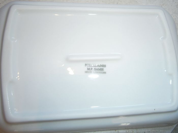 Beurrier blanc en porcelaine - photo numéro 5