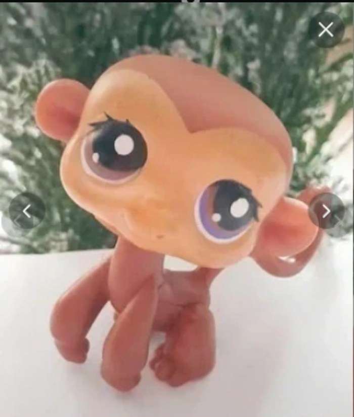 Figurine Littlest Pet Shop Singe aux yeux violet #56 - photo numéro 1