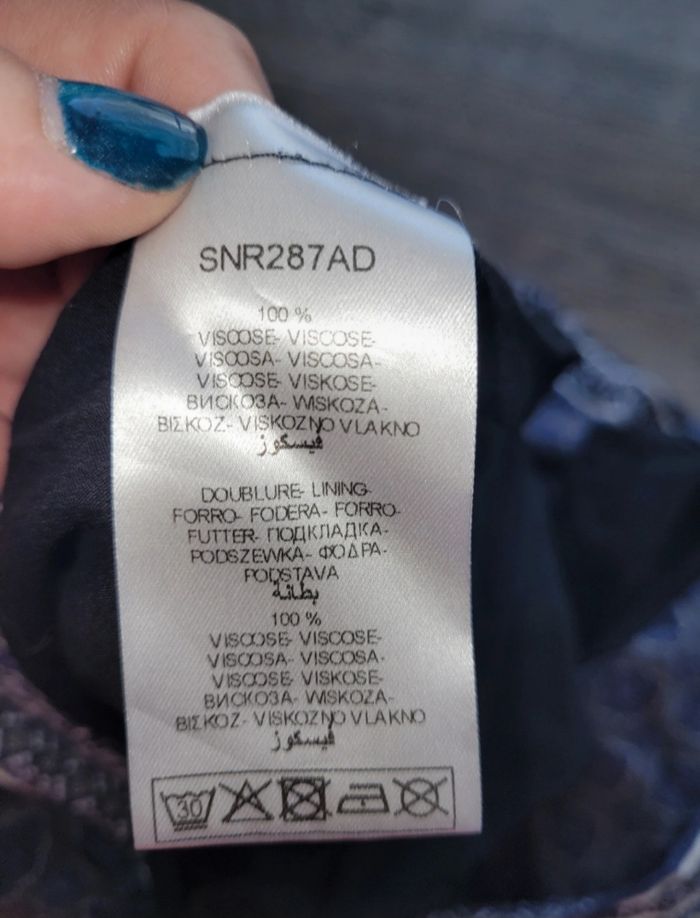 Robe bleue Naf Naf - photo numéro 5