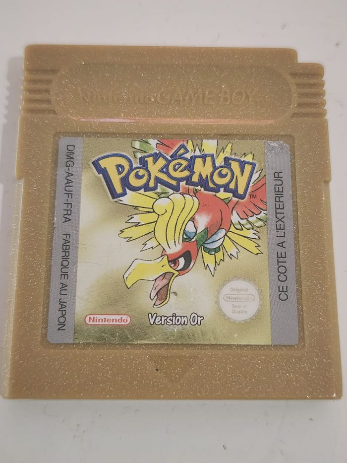 Jeu Pokémon Version Or (Game Boy) – Cartouche - photo numéro 2