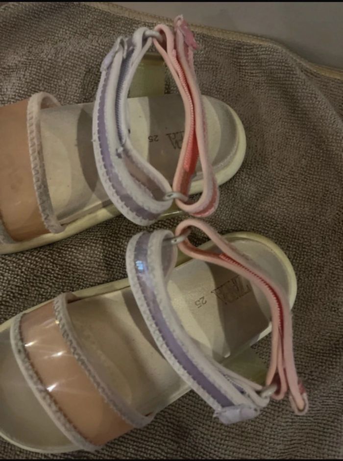 Sandales Zara Transparentes – Taille 25 🩷 - photo numéro 4