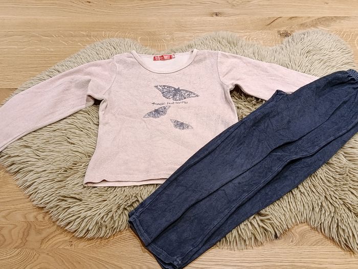 Pyjama velours deux pièces