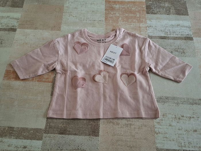 T-shirt rose à cœurs
/ Next / 3-6 mois - photo numéro 4