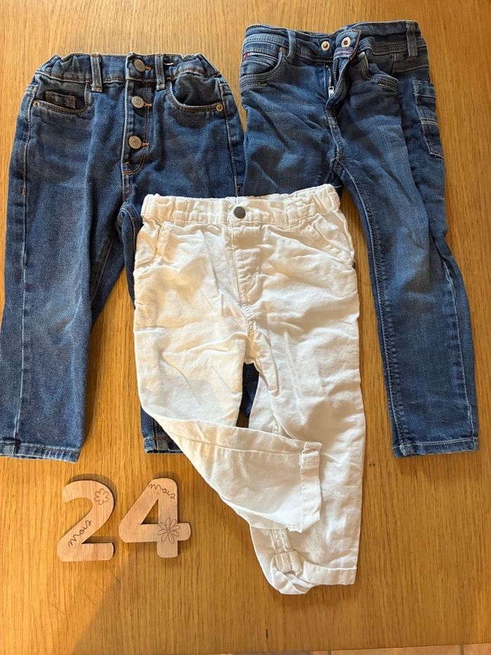 Lot jean et pantalons 2 ans garçon