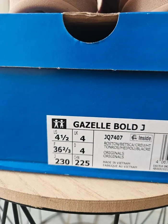 Adidas gazelle bold fushia - photo numéro 5
