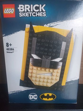 Lego cadre visage Bat Man.