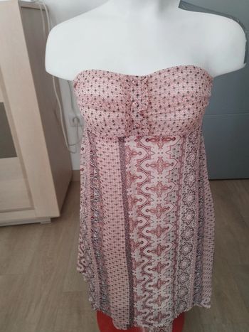 Robe bustier rose ici et maintenant taille 44