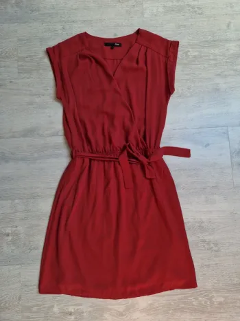 Robe chic bordeaux Etam 34