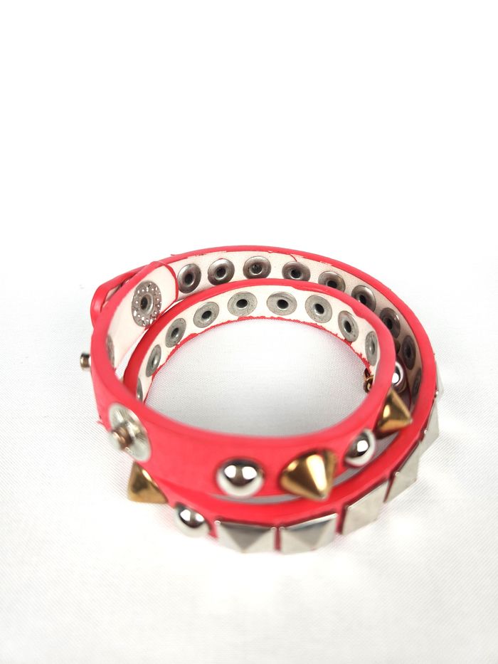 Bracelet LIU JO Femme - Cuir Corail & Clous Métalliques - Tendance Mode - photo numéro 4