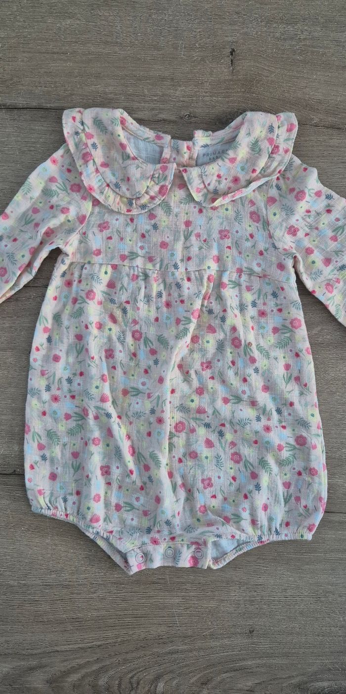 Barboteuse ML à col 12-18 mois 🌸 - photo numéro 2