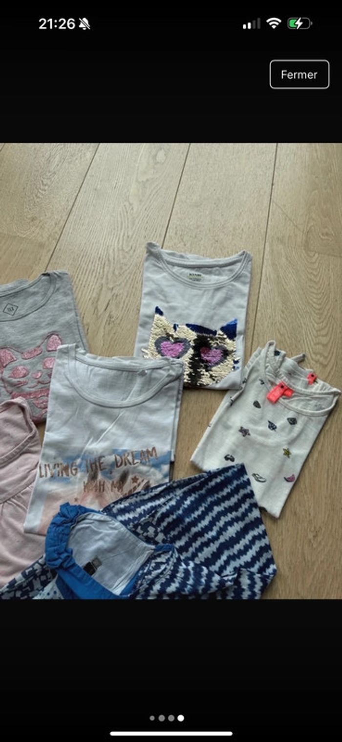 Lot t-shirt fille - photo numéro 4