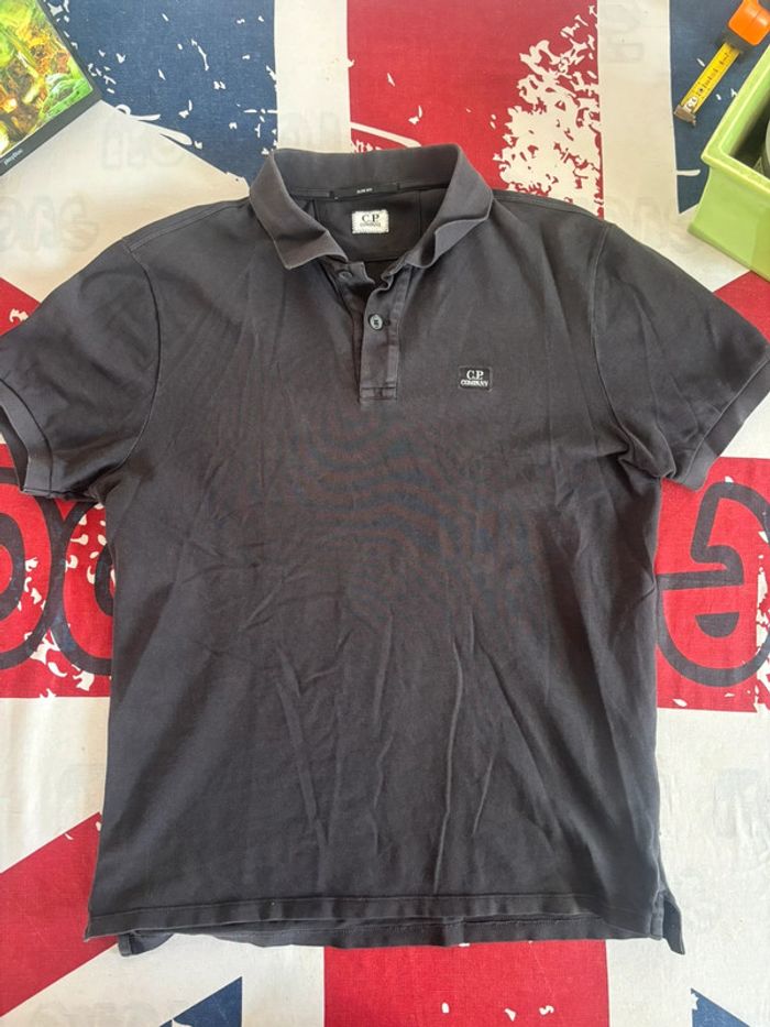 Polo C.P Company taille S noir - photo numéro 2