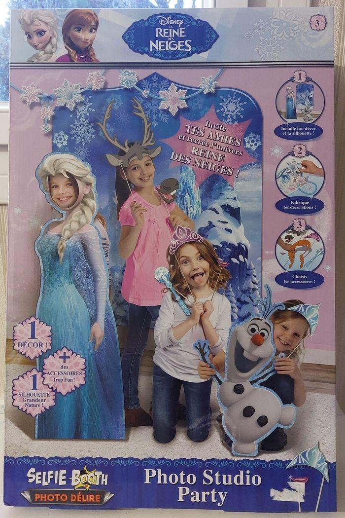 Reine des neiges selfie booth neuf