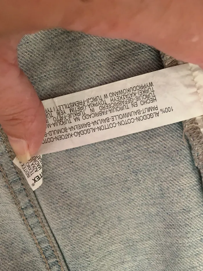 Veste jean vintage sans manches taille M - photo numéro 14