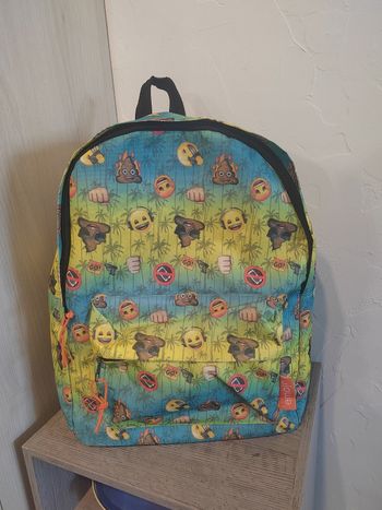 Cartable mixte à smiley / emojis