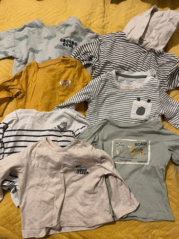Lot de 7 hauts bébé garçon 6 mois 