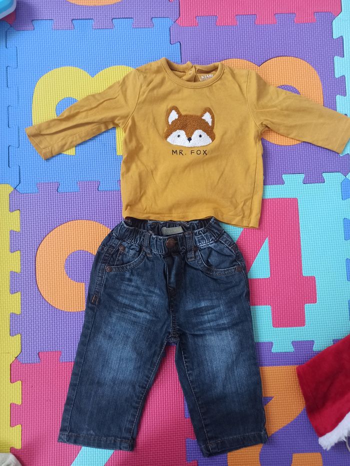 Lot Jean sous pull 6 mois