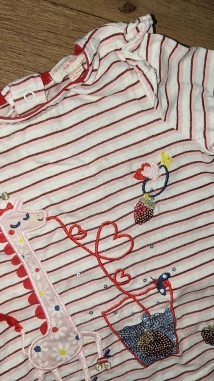 T shirt à manches Dpam 12 mois - photo numéro 2