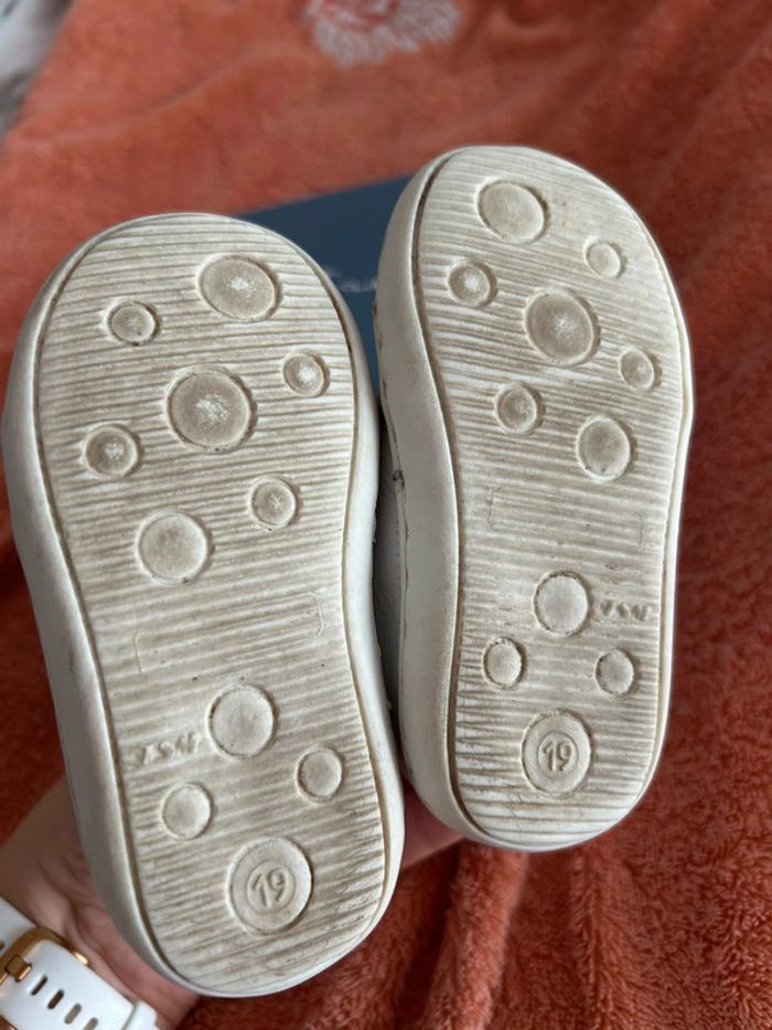 Bottines Jacadi P. 19 blanc cuir brioche - photo numéro 4