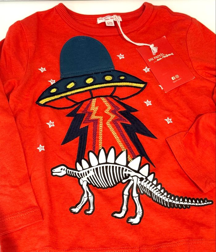 T-shirt manches longues DPAM 3 ans - photo numéro 2