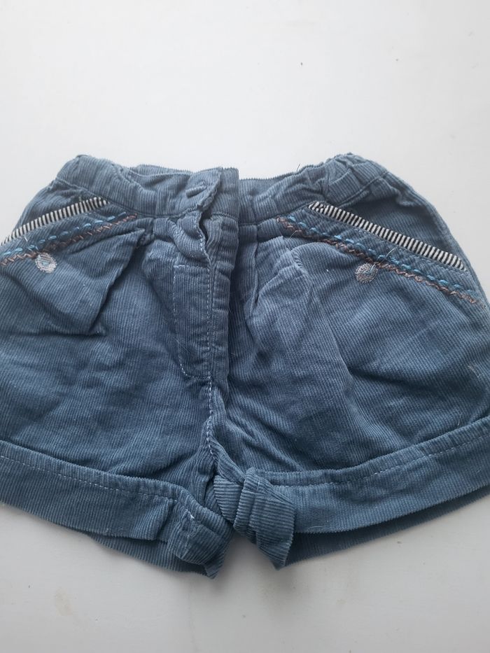 Short velours bouclier bougla 6 mois - photo numéro 2