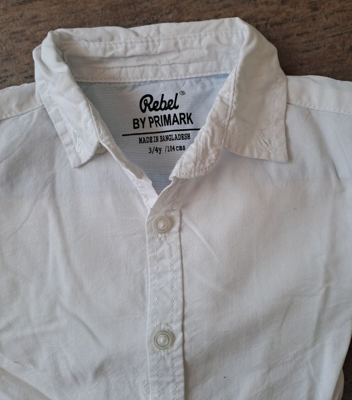 Chemises à manches longues garçons taille 3/4ans Primark Rebel - photo numéro 5