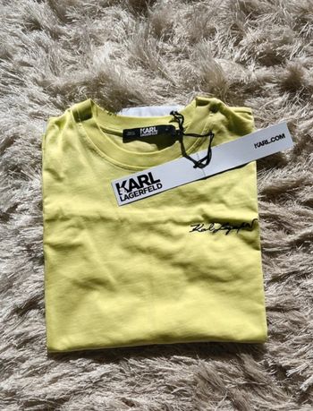 T-shirt Karl Lagerfeld neuf avec étiquette vert clair XS