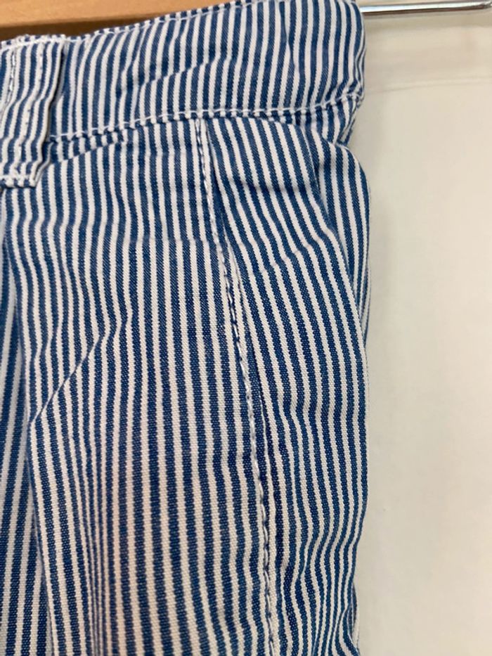 Pantacourt rayé bleu et blanc Cyrillus 6 ans - photo numéro 6