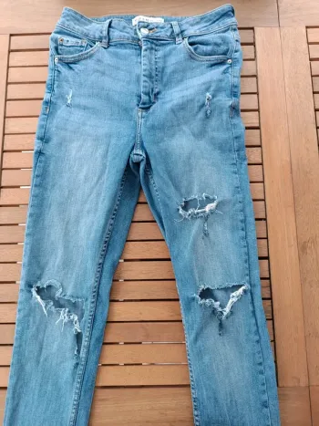 Jeans femme bleu taille 38