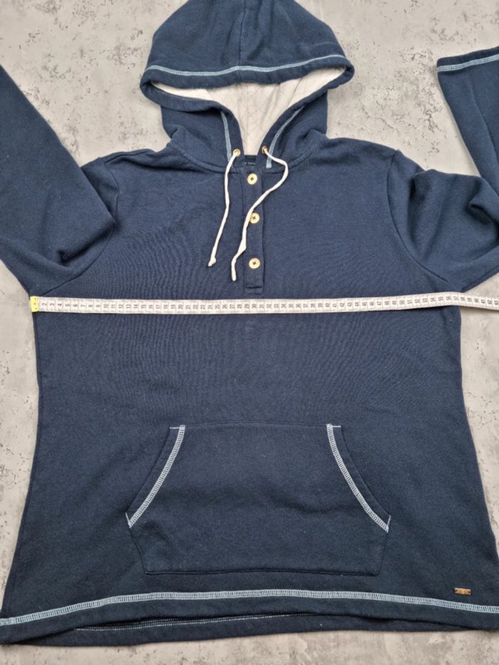 Sweat à capuche boutonné 3/4 Tommy Hilfiger bleu marine XL Femmes - photo numéro 12