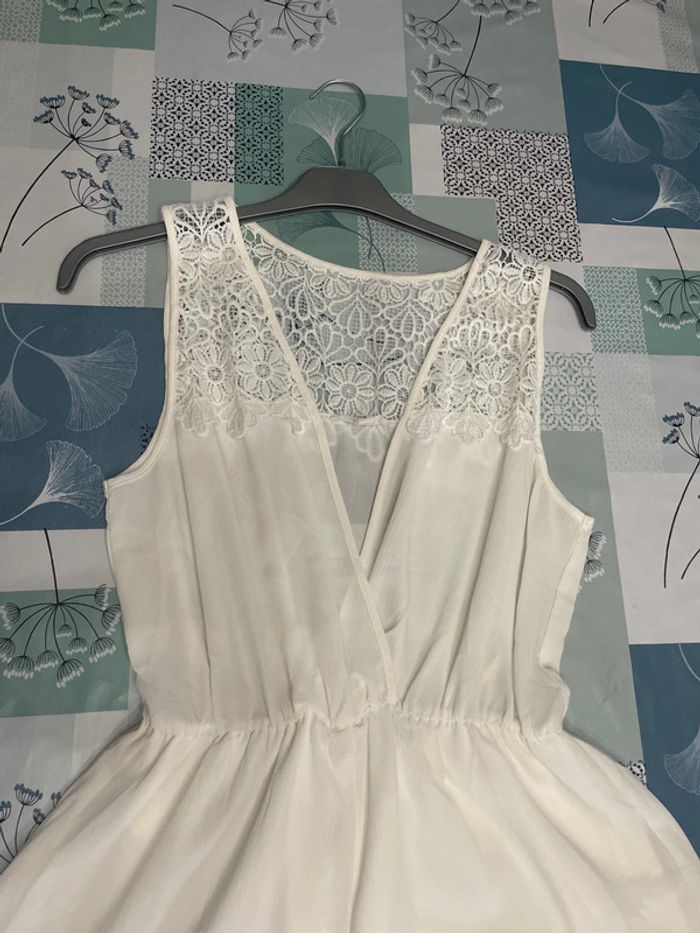 Combishort écru avec dentelle M - photo numéro 2