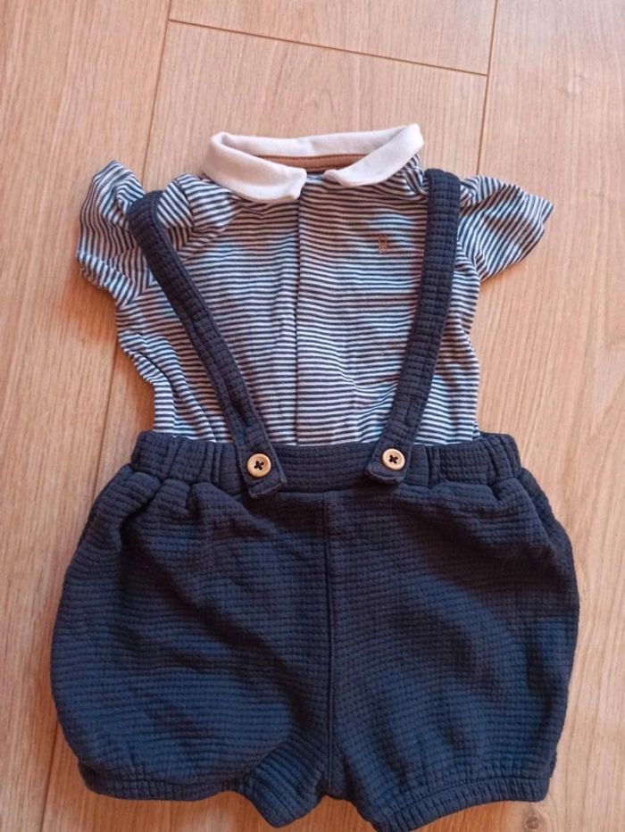 Ensemble short - barboteuse garçon bodie-polo