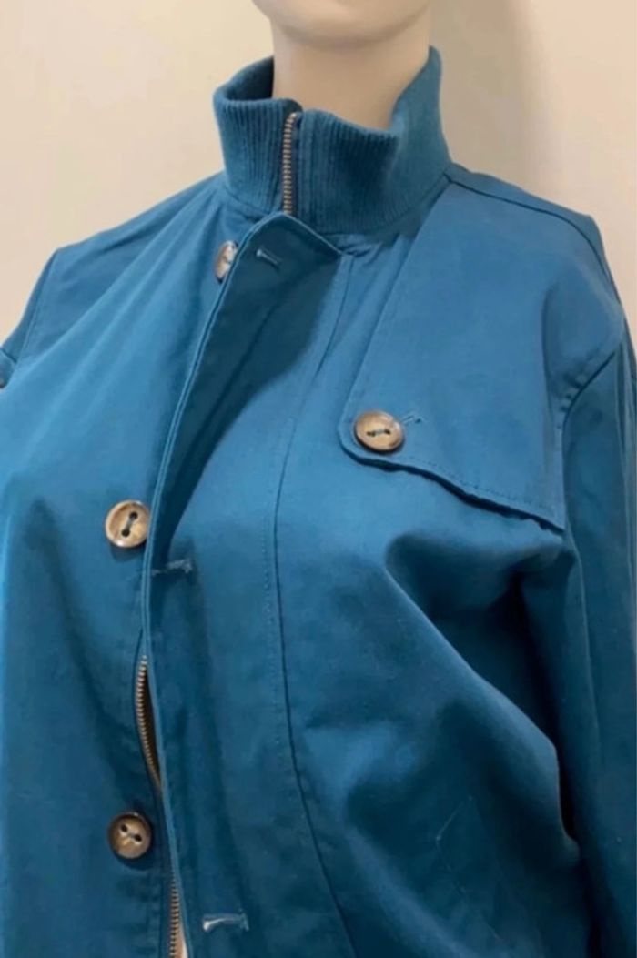 Superbe blouson neuf bleu canard Promod taille 36 - photo numéro 3