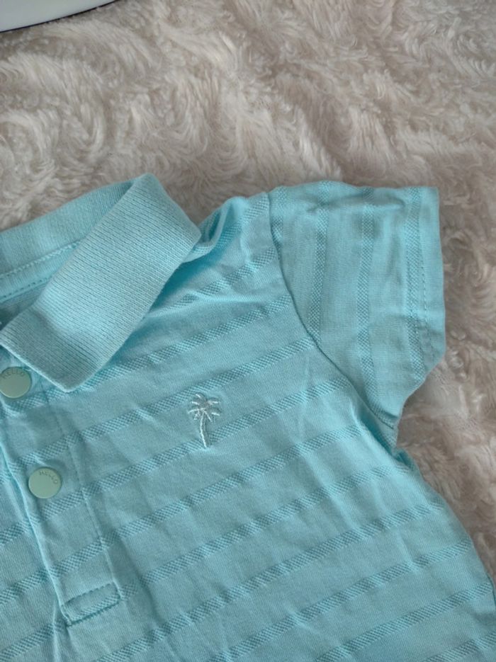 Polo tee shirt chemise manches courtes Garçon 18/24 mois Palmier Zeeman 100% coton - photo numéro 6