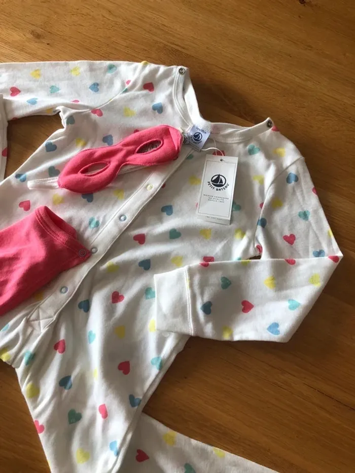Pyjama cœurs déguisement Petit Bateau 3 ans - photo numéro 2