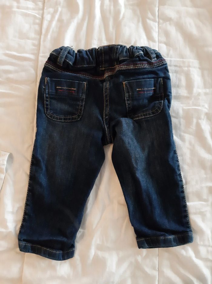 Haut blanc Manches longues et Jean - 12 mois - photo numéro 5