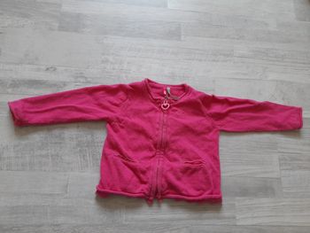 Gilet rose 12 mois orchestra