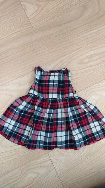 Robe chaude hiver 1 mois écossais