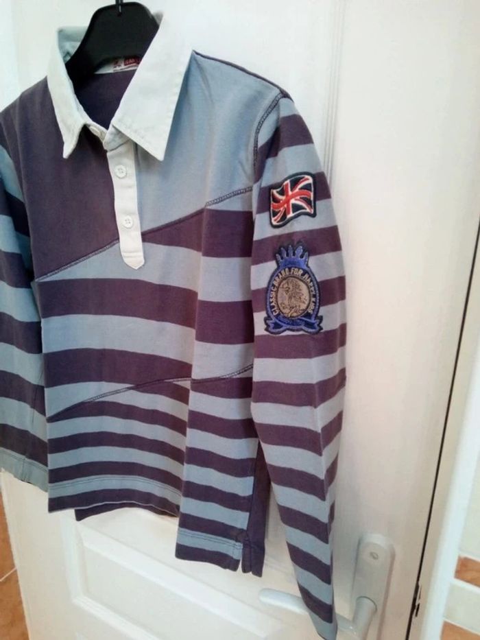 Polo/T shirt à col T.10 ans - Du pareil au même - photo numéro 5