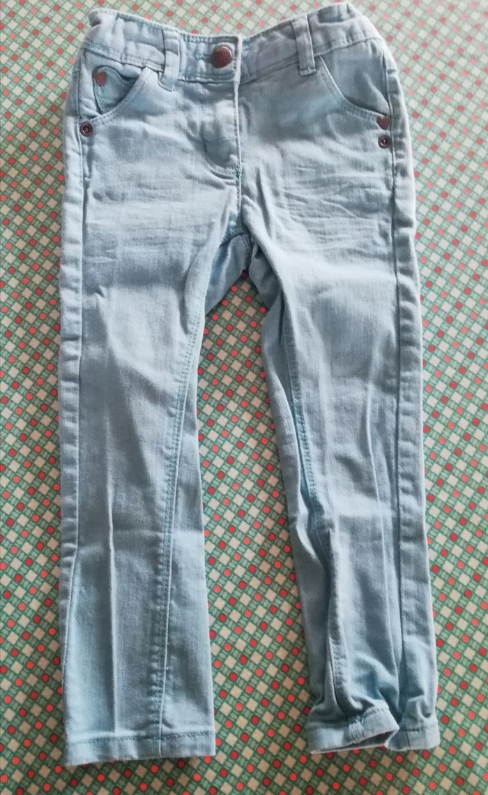 Vertbaudet pantalon 3 ans turquoise