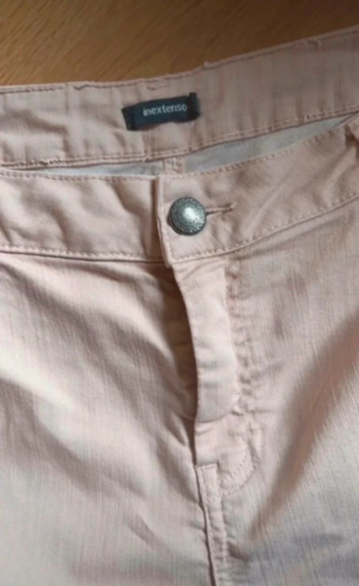 Pantalon femme in extenso taille 44 rose strech - photo numéro 2
