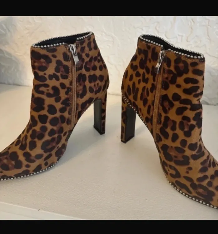 Bottines femme t 39 léopard neuve - photo numéro 3