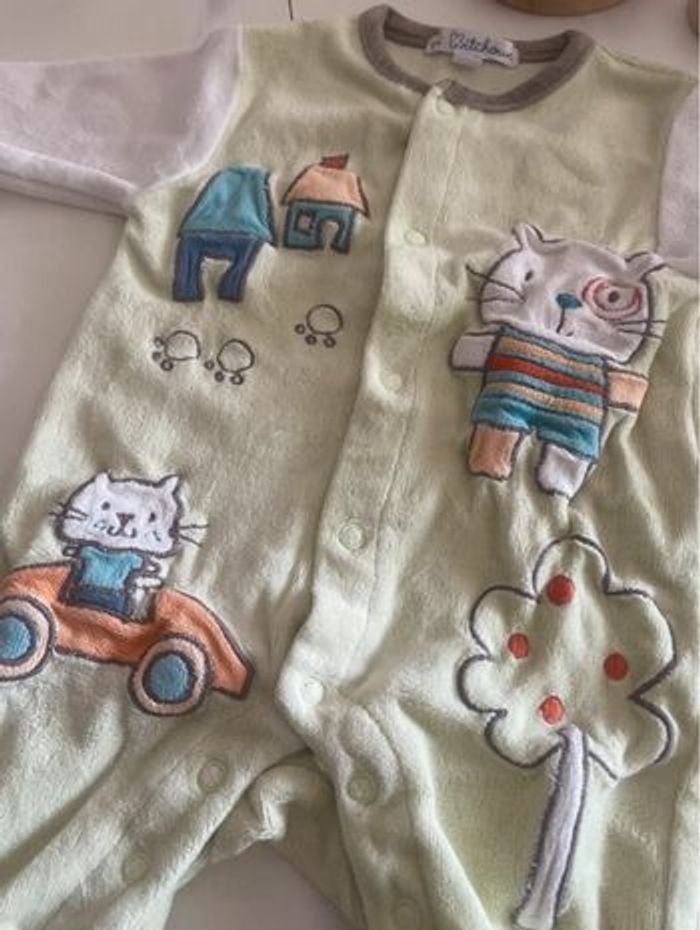 Pyjama 1 mois kitchoun garçon - photo numéro 3