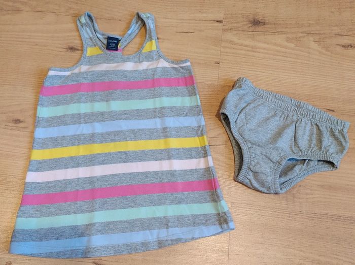 Ensemble fille été baby gap 6/12 mois - photo numéro 2