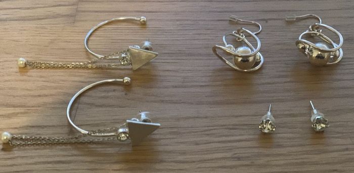 - lot de 3 paires de Boucle d'Oreille Femme , neuves - photo numéro 2