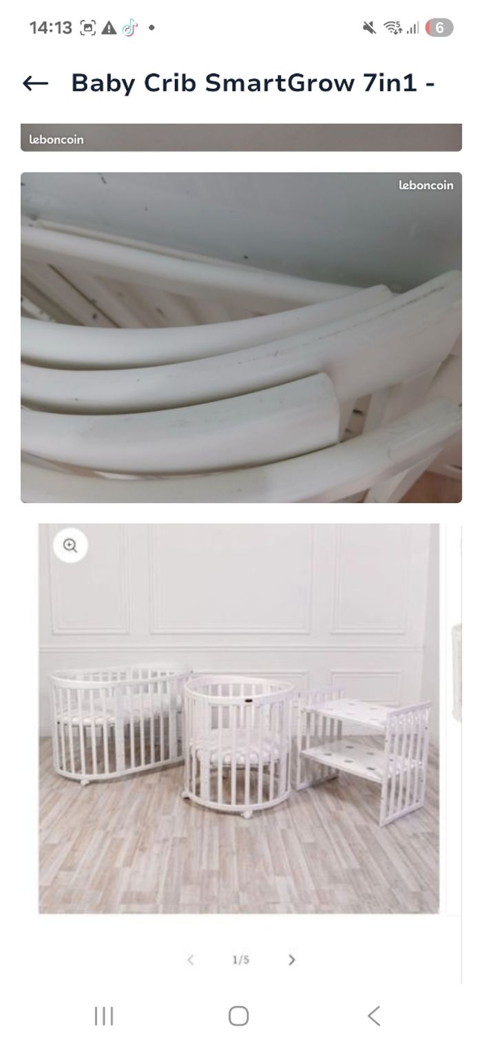 Lit conforbaby bébé 7 en 1 - photo numéro 2